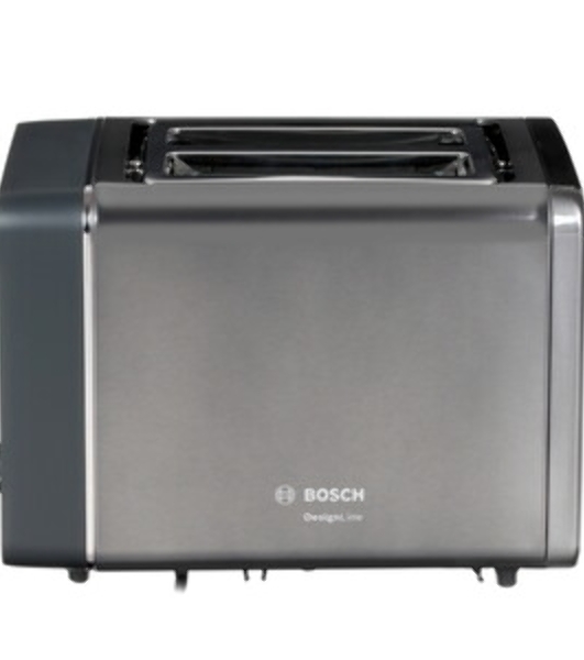 Тостер Bosch TAT5P425 нержавеющая сталь, 970 Вт, 2 слота