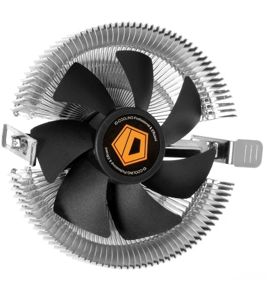 Кулер Cooler ID-Cooling DK-01 черный/серебристый 92мм алюминий 2500rpm 29db 95W 52мм