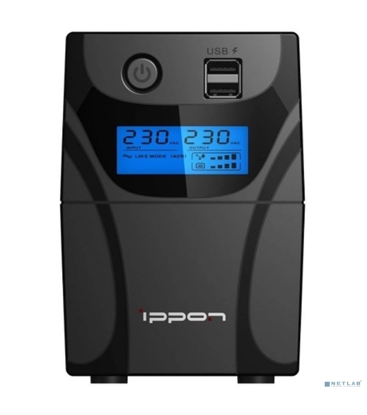Источник бесперебойного питания Ippon Back Power Pro II Euro 850 480Вт 850ВА черный