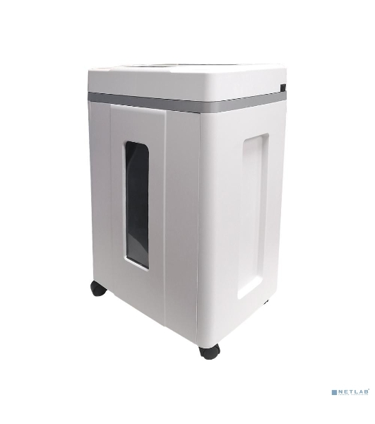 Шредер Office Kit S200TSCD 0,8x2 белый (секр.P-7) фрагменты 6лист. 25лтр. скобы пл.карты CD