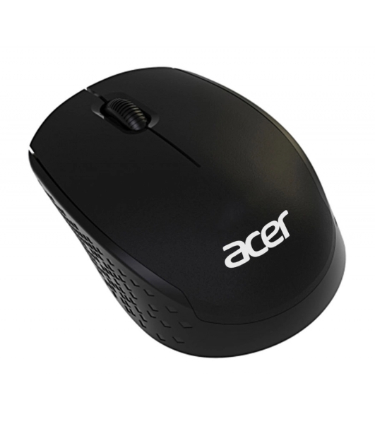 Мышь беспроводная Acer OMR020 черный, 1200 dpi, радиоканал, USB, кнопки - 3