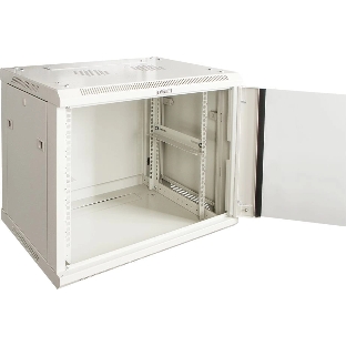 Шкаф коммутационный Lanmaster Pro (TWT-CBWPG-15U-6X4-GY) настенный 15U 600x450 мм пер. дв. стекл 60 кг серый 350 мм 768 мм IP20 металл