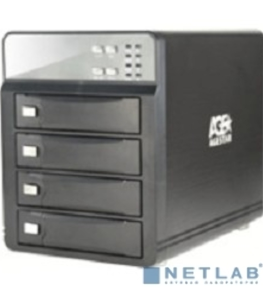 Внешний корпус для HDD AgeStar 3C4B3A1 SATA II алюминий черный LCD 3.5'
