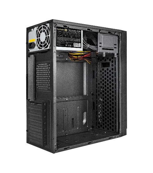 Компьютерный корпус Miditower ExeGate AA-442U2-AA500 (ATX, AA500 8 см, 1*USB+2*USB3.0, аудио, черный)