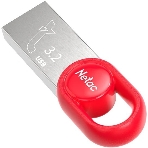 Флешка USB Netac UM2 (NT03UM2N-064G-32RE), 64Gb, USB 3.0, R/W 130/50, серебристый/красный, фото12