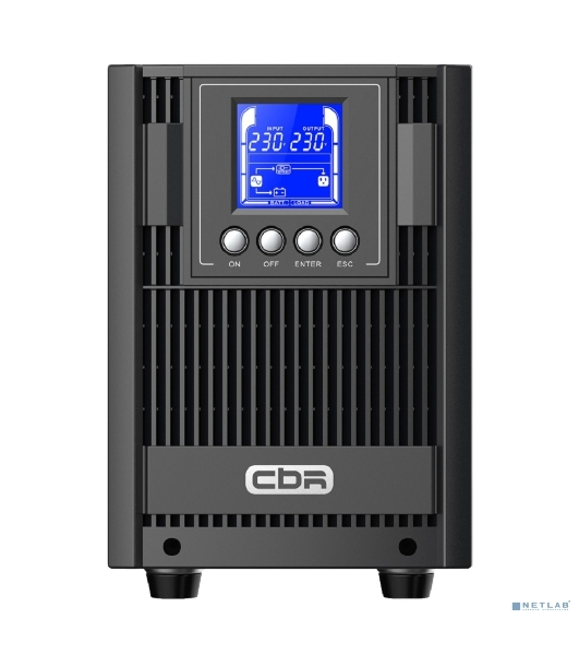 Источник бесперебойного питания CBR ESN-2KT-4F-LCHERSC Online 2000VA/2000W Tower 4 x Schuko, LCD, HID-USB, RS232, EPO, SNMP slot