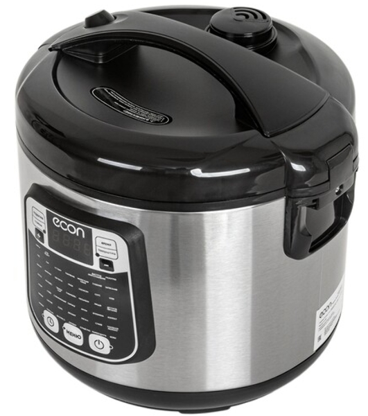 Мультиварка ECON ECO-53MC 5 л, 860 Вт, серый с черным