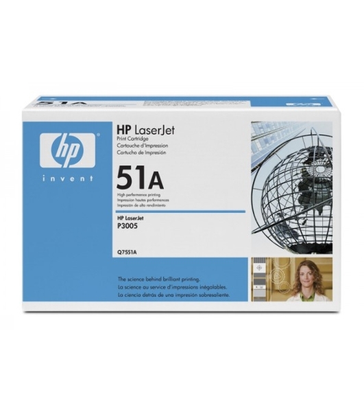 Картридж лазерный HP Q7551A черный для LJ P3005/M3035mfp/M3027mfp 6500 стр.
