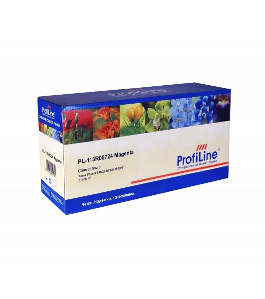 Картридж лазерный ProfiLine PL-113R00724 для принтеров Rank Xerox Phaser 6180/6180N/6180DN/6180MFP Magenta 6000 копий
