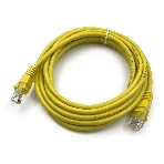 Патч-корд Buro UTP cat5E 3м желтый RJ-45 (m)-RJ-45 (m), фото 1