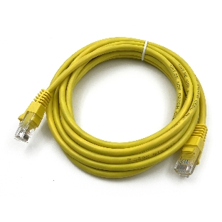 Патч-корд Buro UTP cat5E 3м желтый RJ-45 (m)-RJ-45 (m)