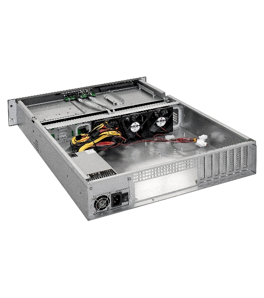 Серверный корпус ExeGate Pro EX293178RUS 2U550-HS08 RM 19', высота 2U, глубина 550, БП 1U-900ADS, 8xHotSwap, USB