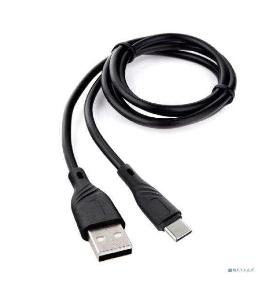 Кабель USB 2.0 Cablexpert CCB-USB2-AMCMO1-1MB, AM/Type-C, издание Classic 0.1, длина 1м, черный, блистер