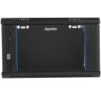 Шкаф телекоммуникационный настенный Hyperline TWB, 19', 6U, 367х600х450 мм (ВхШхГ), дверь: металл, разборный, черный, фото6