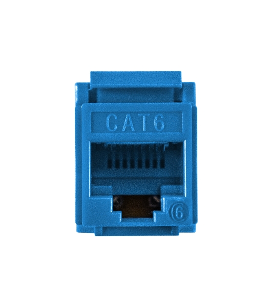 Модуль-вставка Keystone Jack RJ-45 ExeGate KJ-8P8C-U-C6-180-Dual (Кат.6, неэкранированная, 180 градусов, IDC Krone/110)