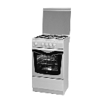 Плита газовая De Luxe 5040.37Г (КР) белый, конфорок 4 шт, духовка 43 л, 50 см x 85 см x 50 см, фото 1