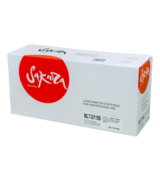 Картридж лазерный Sakura MLTD119S для Samsung ML-1610,ML-2010 ML-2510/2570/2571N,SCX-4321/4521F/4521HF, черный, 3000 к.