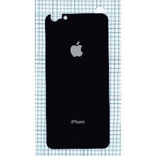 Защитное заднее стекло для iPhone 6/6S Plus черный