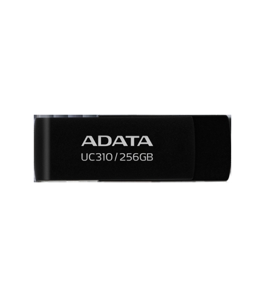Флешка USB ADATA UC310 (UC310-256G-RBK), 256Gb, USB 3.2 Gen1, R/W 100/30, черный