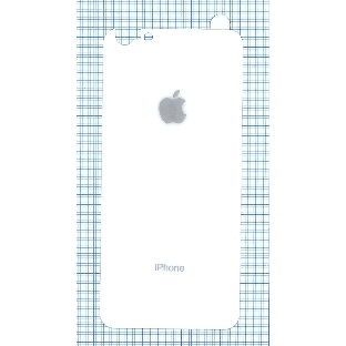 Защитное заднее стекло для iPhone 6/6S Plus белый