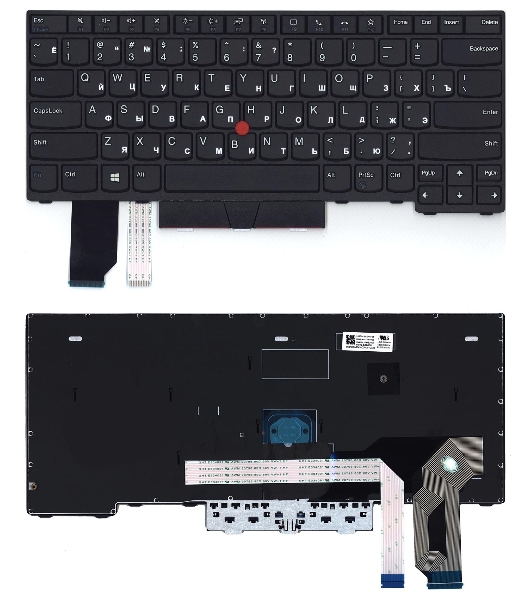 Клавиатура для ноутбука Lenovo ThinkPad L14 gen 1/2 черная