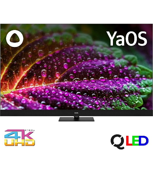 Телевизор BBK 55' 55LED-8259/UTS2C (B) черный QLED UHD 60Hz Smart TV