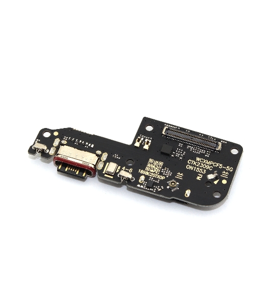 Нижняя плата (шлейф) с разъемом зарядки и микрофоном для Xiaomi Poco F5 (23049PCD8G)