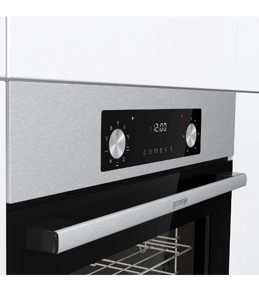 Духовой шкаф электрический Gorenje BO6737E02NX, черный