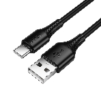 Кабель USB2.0 Hoco AM/Type-C, 3А, X120, 1м, черный, коробка, фото4