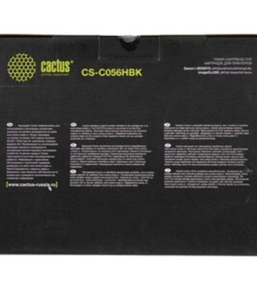 Картридж лазерный Cactus CS-C056HBK черный (21000 стр.) для Canon imageCLASS LBP320 Series/540 Series