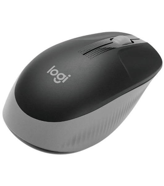 Мышь беспроводная Logitech M190 черный, 1000 dpi, радиоканал, USB, кнопки - 3