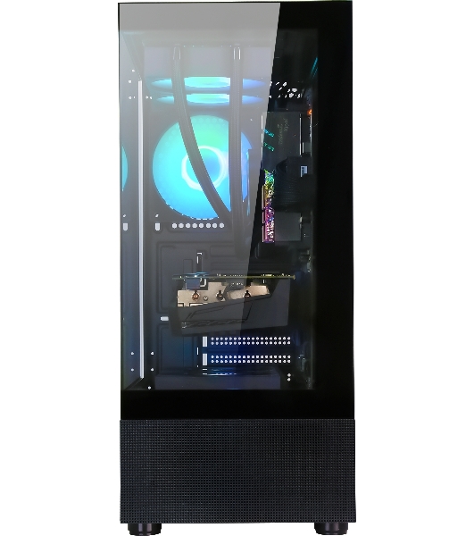 Компьютерный корпус AeroCool/Formula Crystal Z1 черный без БП ATX 2xUSB 2.0 1xUSB 3.0 audio bott PSU