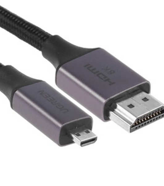 Переходник micro HDMI на HDMI влево