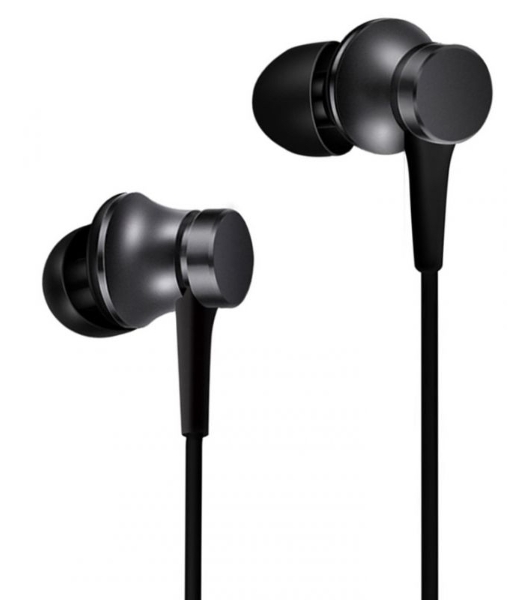 Проводные наушники Xiaomi Mi In-Ear Headphones Basic черный, внутриканальные, Jack 3.5 мм