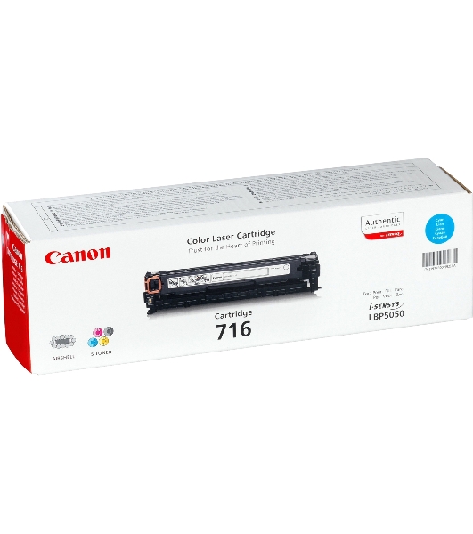 Картридж лазерный Canon Cartridge 716C (1979B002) голубой (1500 стр.) для Canon LBP5050/5050N