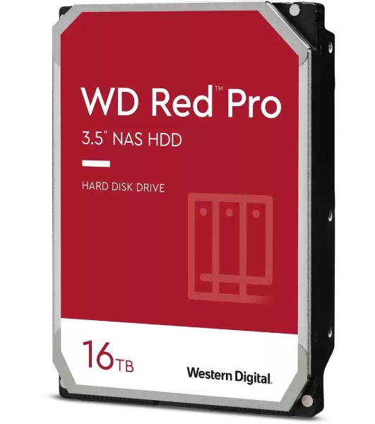 Жесткий диск WD Original SATA-III 16Tb WD161KFGX NAS Red Pro (7200rpm) 512Mb 3.5'