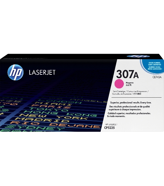 Картридж лазерный HP CE743A пурпурный Color LJ CP5225 (7300 стр.)