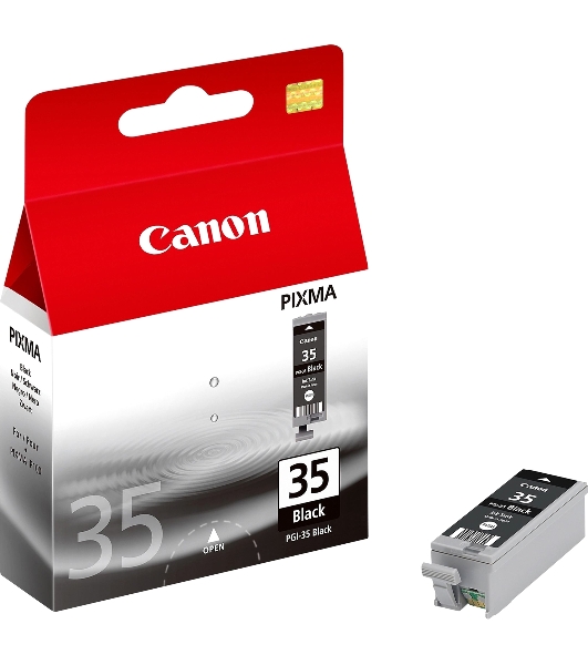 Картридж струйный Canon PGI-35Bk (1509B001) черный (9.30 мл, 200 стр.) для Canon PIXMA iP100, iP110