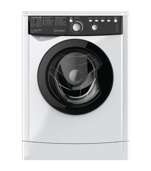 Стиральная машина Indesit EWSB 5085 BK CIS белый, загрузка фронтальная 5 кг, 800 об/мин., класс: А