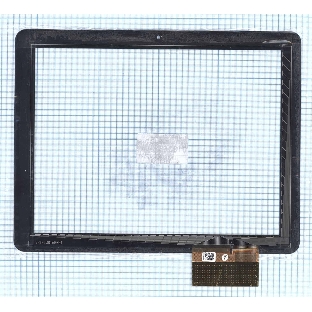 Сенсорное стекло (тачскрин) DPT 300-L3816A-A00-V1.0 черное