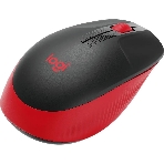Мышь беспроводная Logitech M190 черный/красный, 1000 dpi, радиоканал, USB, кнопки - 3, фото101