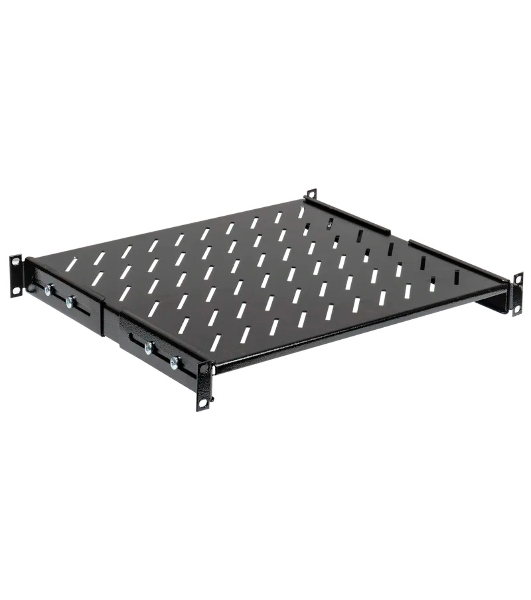 Полка стационарная ITK FS05-800PI-R 1U нагр.:100кг. 19' 800мм черный (упак.:1шт)