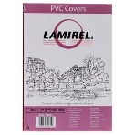 Расходные материалы Lamirel Обложки Transparent LA-7878101 (A4, PVC, красные, 150мкм, 100 шт.), фото 1