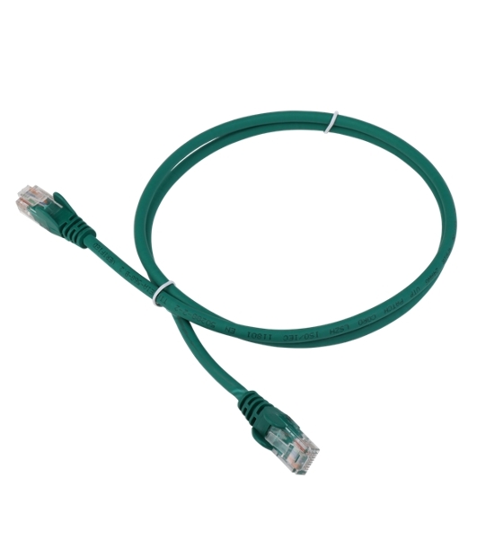 Патч-корд LANMASTER LSZH UTP cat.5e, 5.0 м, зеленый