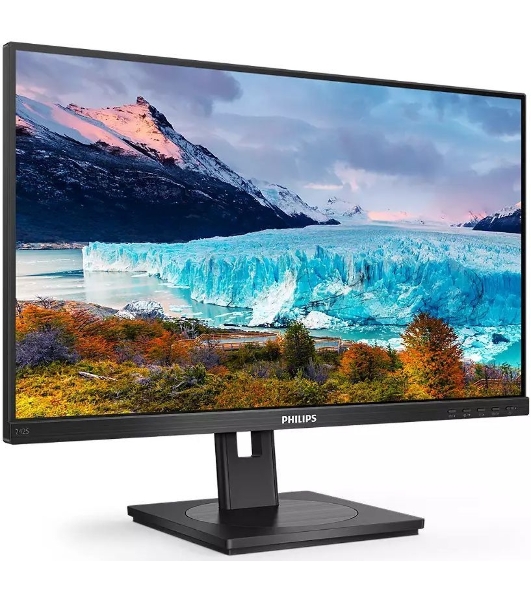 Монитор 23.8' Philips 242S1AE IPS 1920x1080, 75 Гц, 4 мс, 16:9, 300 кд/м2, 1xHDMI, 1xDP, 1xDVI, 1xVGA, 1x3.5 мм, черный
