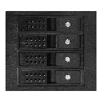 Корзина для HDD ExeGate EX291657RUS HS435-02 (универсальная, на 4*3,5'/2.5' SATA HDD, занимает 3*5,25' отсека, RTL), фото3