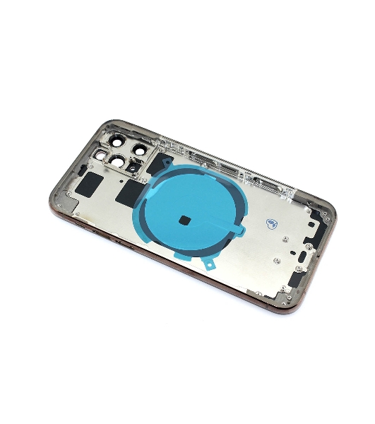 Задняя крышка (корпус) в сборе с рамкой для Apple iPhone 11 Pro золотой