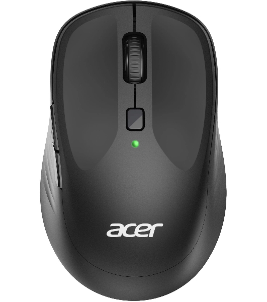 Мышь беспроводная Acer OMR300 черный, 1600 dpi, радиоканал, USB, кнопки - 6