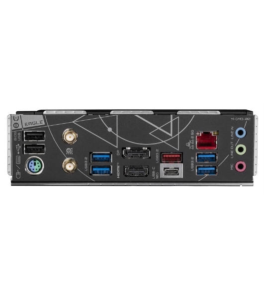Материнская плата Gigabyte Z790 EAGLE AX, LGA 1700, Intel Z790, 4xDDR5, 4xSATA, 3xM.2, 1xPCIe 3.0 x1, 1xPCIe 4.0 x4, 1xPCIe 5.0 x16, 1xHDMI, 1xDP, 1x 2.5Gb LAN, 2xUSB-A 2.0, 4xUSB-A 3.2 Gen 1, 1xUSB 3.2 Gen 2, 7.1, ATX