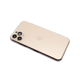 Задняя крышка (корпус) в сборе с рамкой для Apple iPhone 11 Pro золотой
